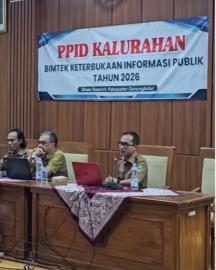 KALURAHAN BENDUNGAN IKUTI BIMTEK PPID KALURAHAN SE KABUPATEN GUNUNGKIDUL DI SETDA